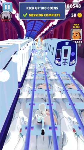 地铁跑酷猫羽雫版(图3) 地铁跑酷猫羽雫版(图3)