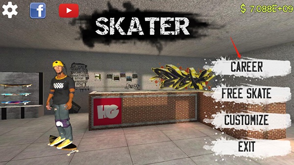 滑板模拟器手机版(图1) 滑板模拟器手机版(图1)