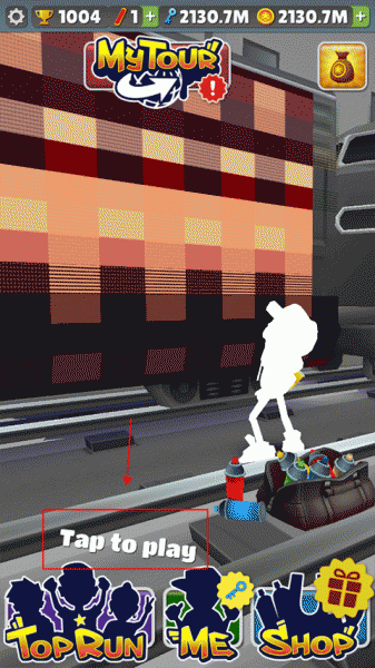 地铁跑酷白色杰克版(图1)